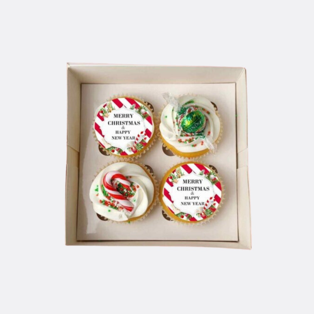 4pk Christmas Cupcakes