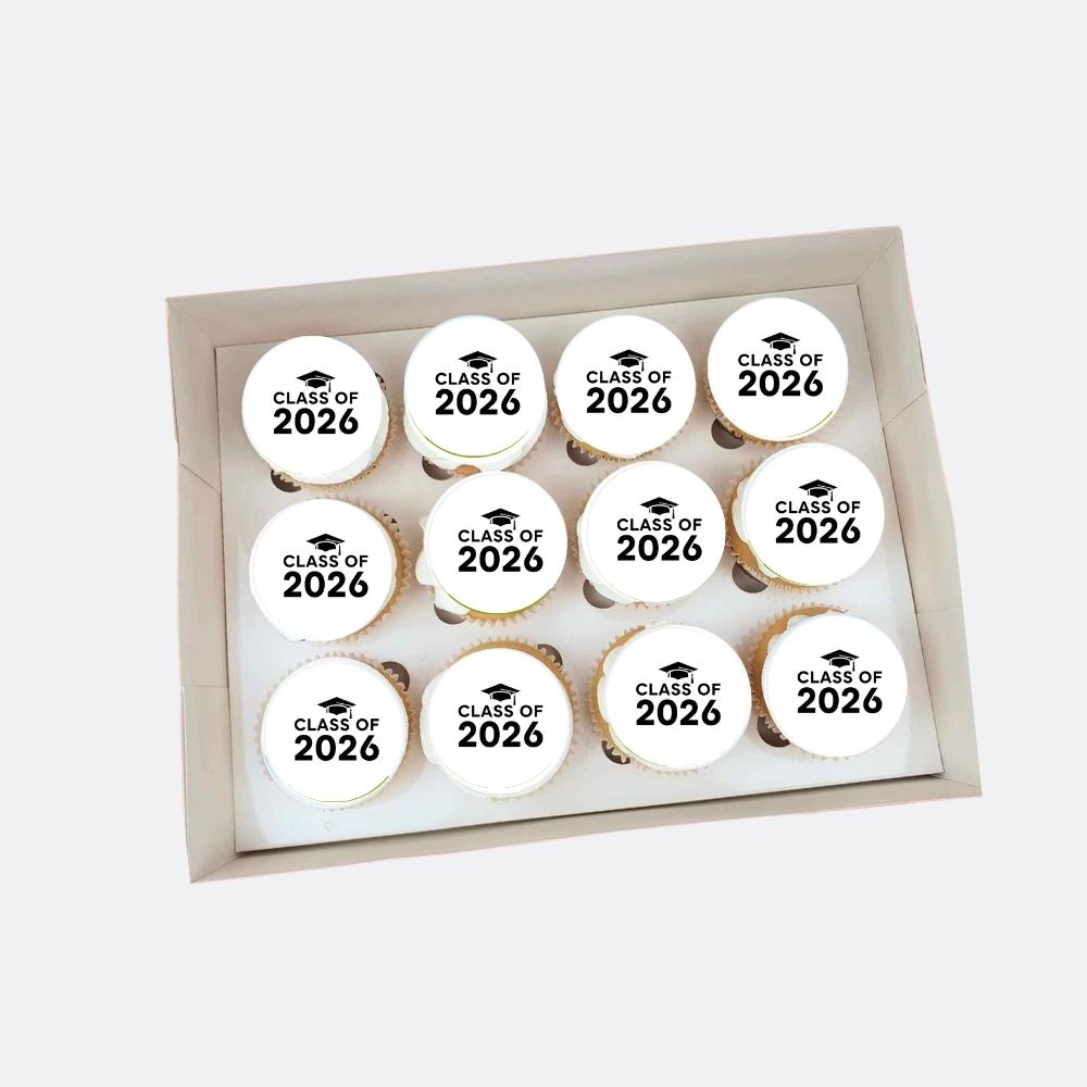 Class Of 2026 Cupcakes - 12 pack