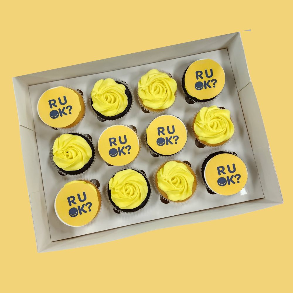 R U OK - Swirl Cupcakes