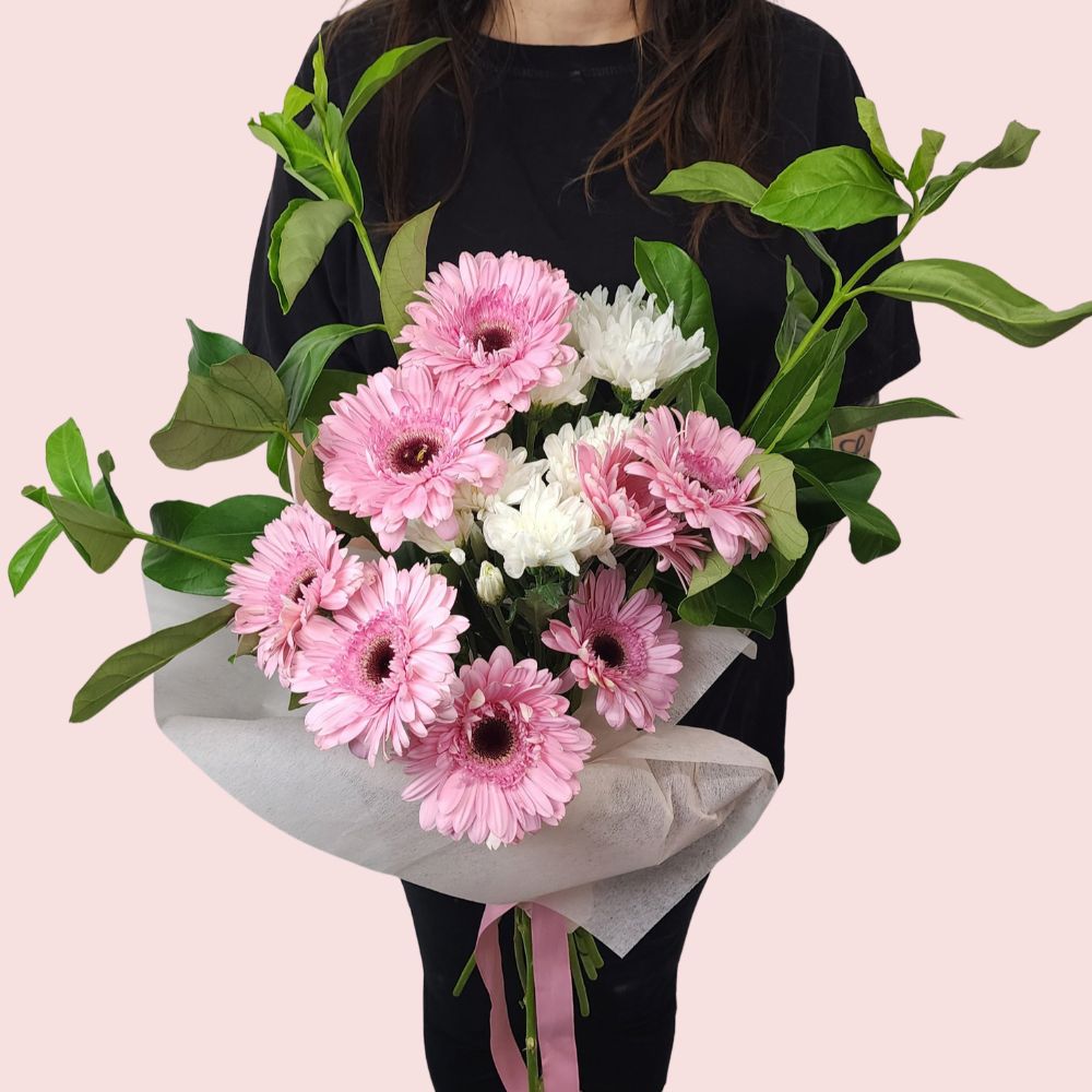 Pink Gerbera Arrangement