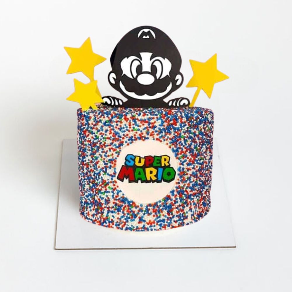 Plantilla de Birthday - Super Mario Bros.