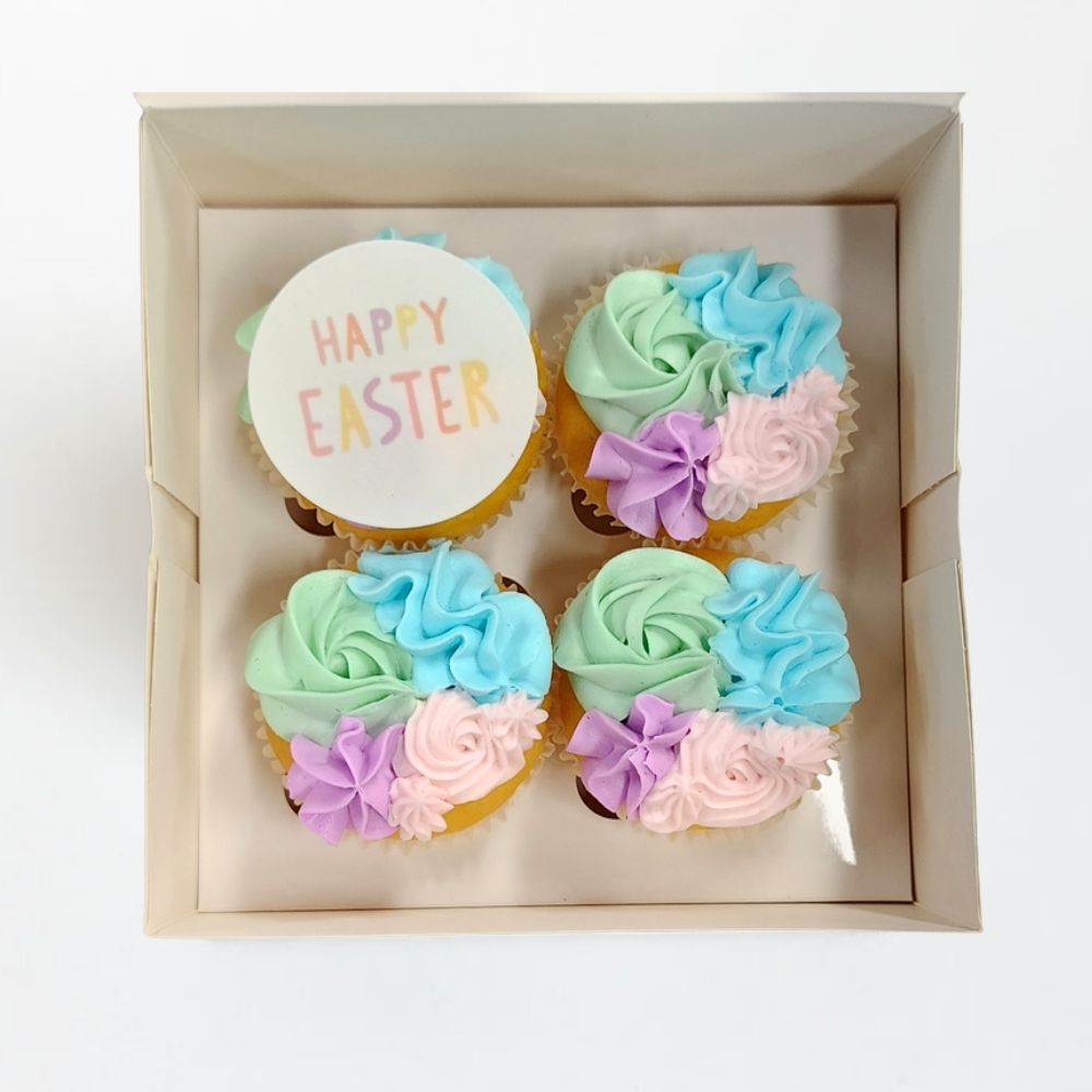 Pastel Easter Cupackes 4pk
