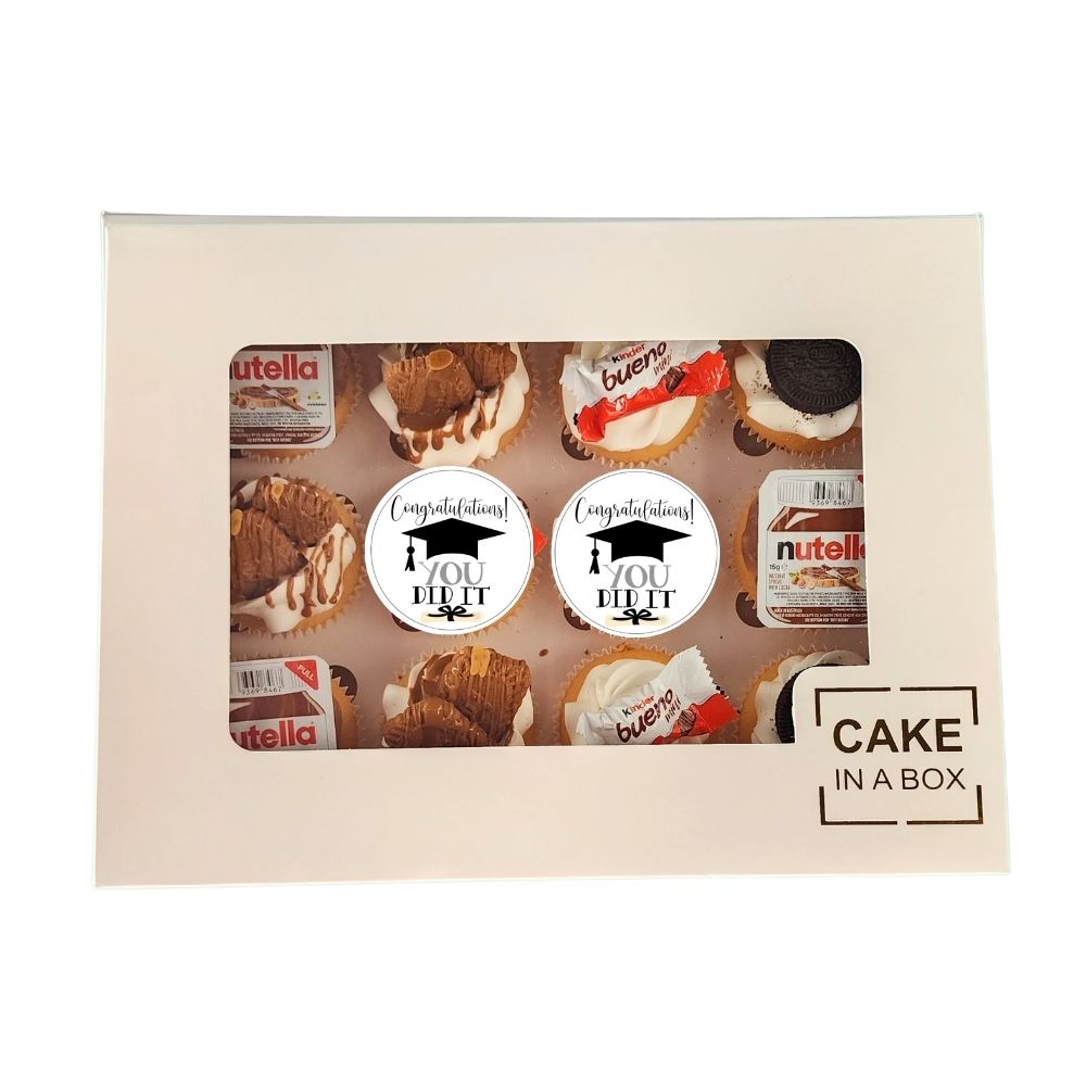 Graduation Cupcakes - Mixed 12 pack