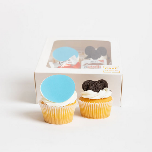 Custom Image Cupcakes - Mix 4 Pack