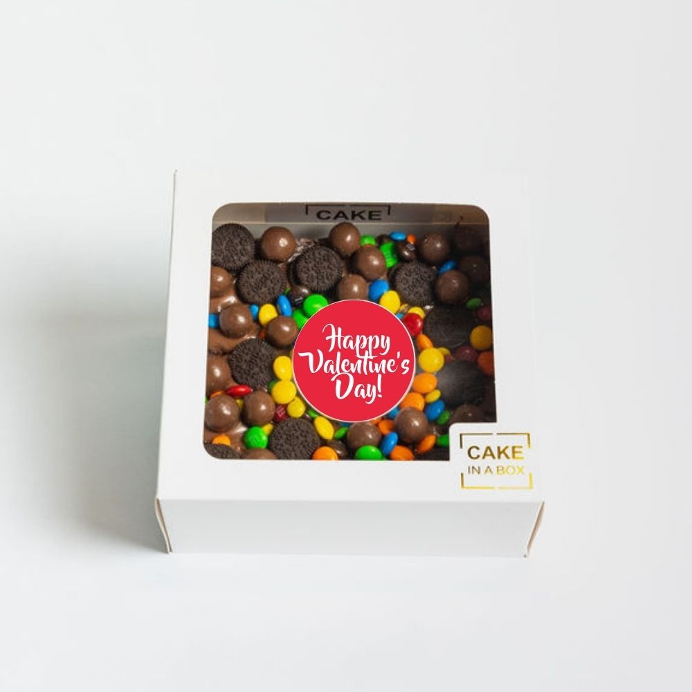 Happy Valentine's Day - Loaded Brownie Box