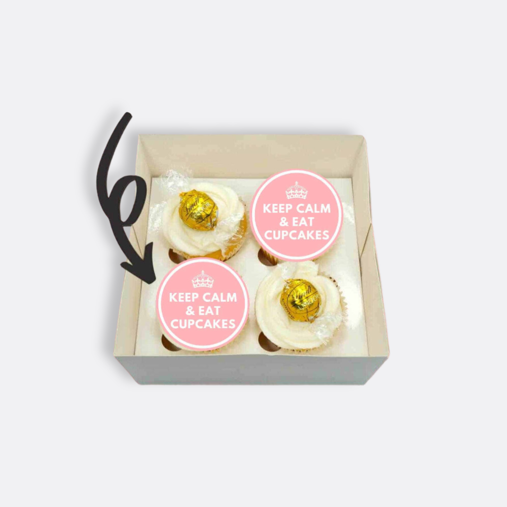 Keep Calm & Eat Cupcakes (Pink or Blue)