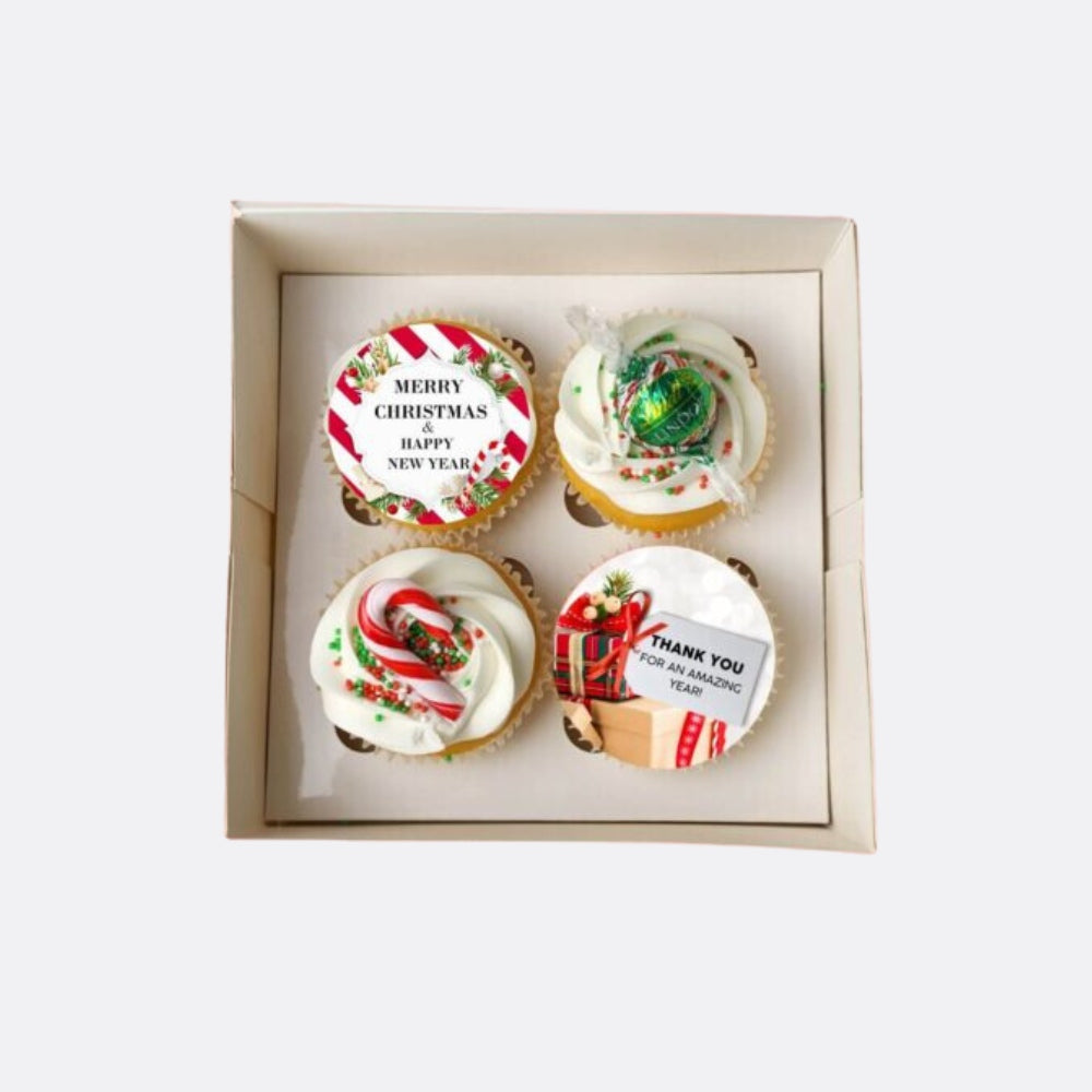 4pk Thank You Gift Box Cupcakes