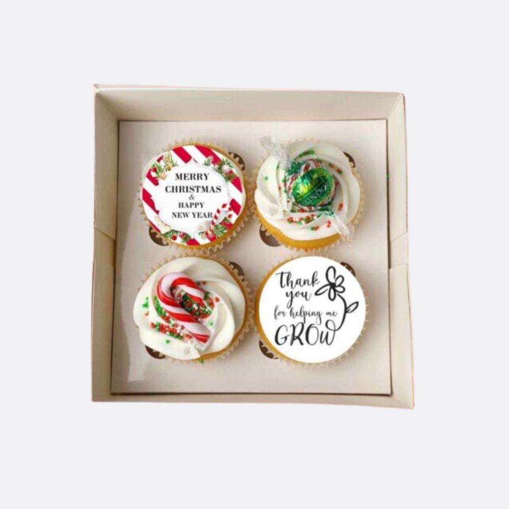 4pk – Teacher Christmas Cupcakes