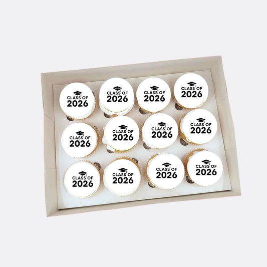 Class Of 2026 Cupcakes - 12 pack