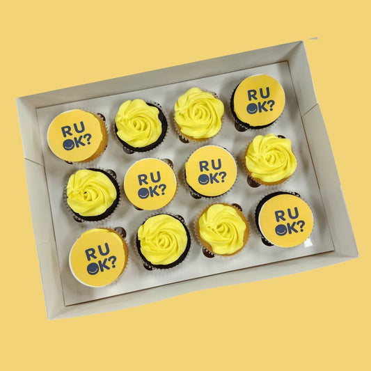 R U OK - Swirl Cupcakes