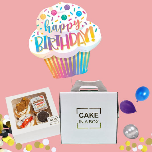 Balloon Bundle - Cupcake Happy Birthday