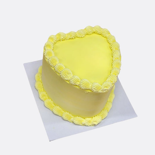 Yellow Heart Cake