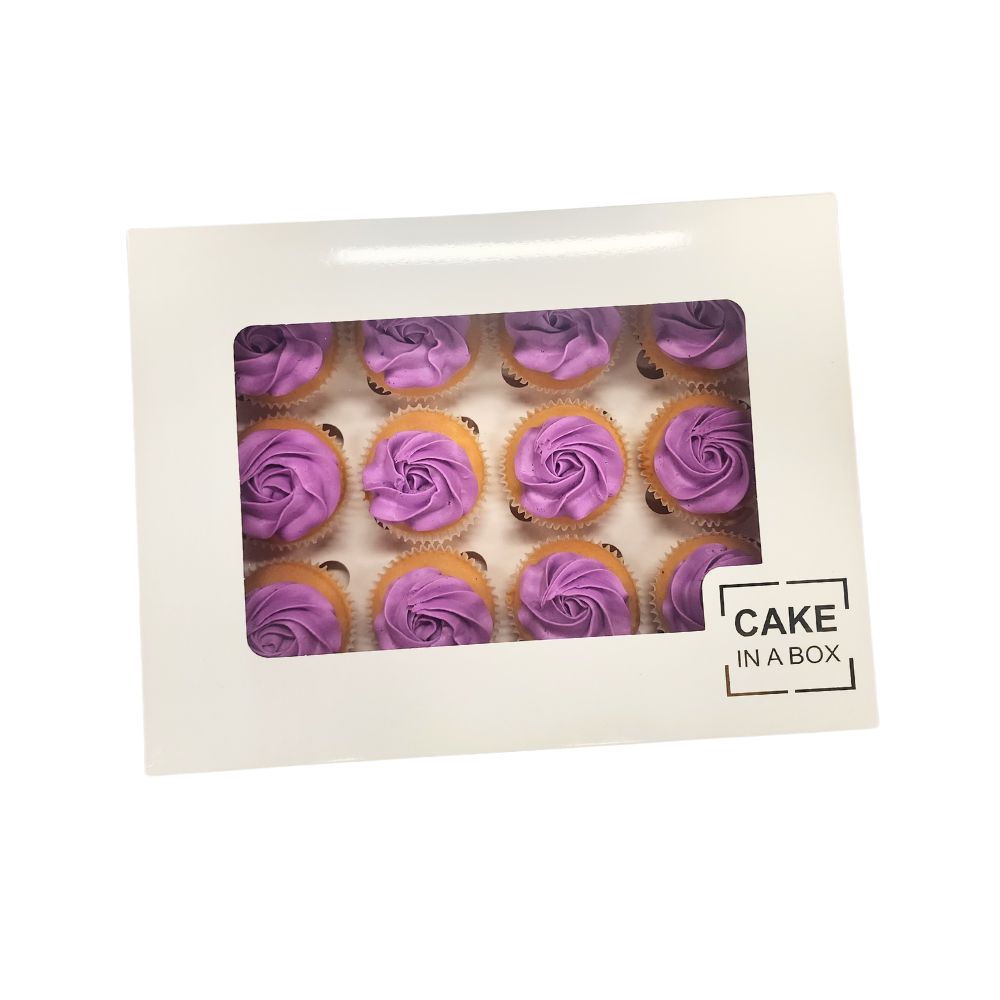 12pk PURPLE Buttercream swirls