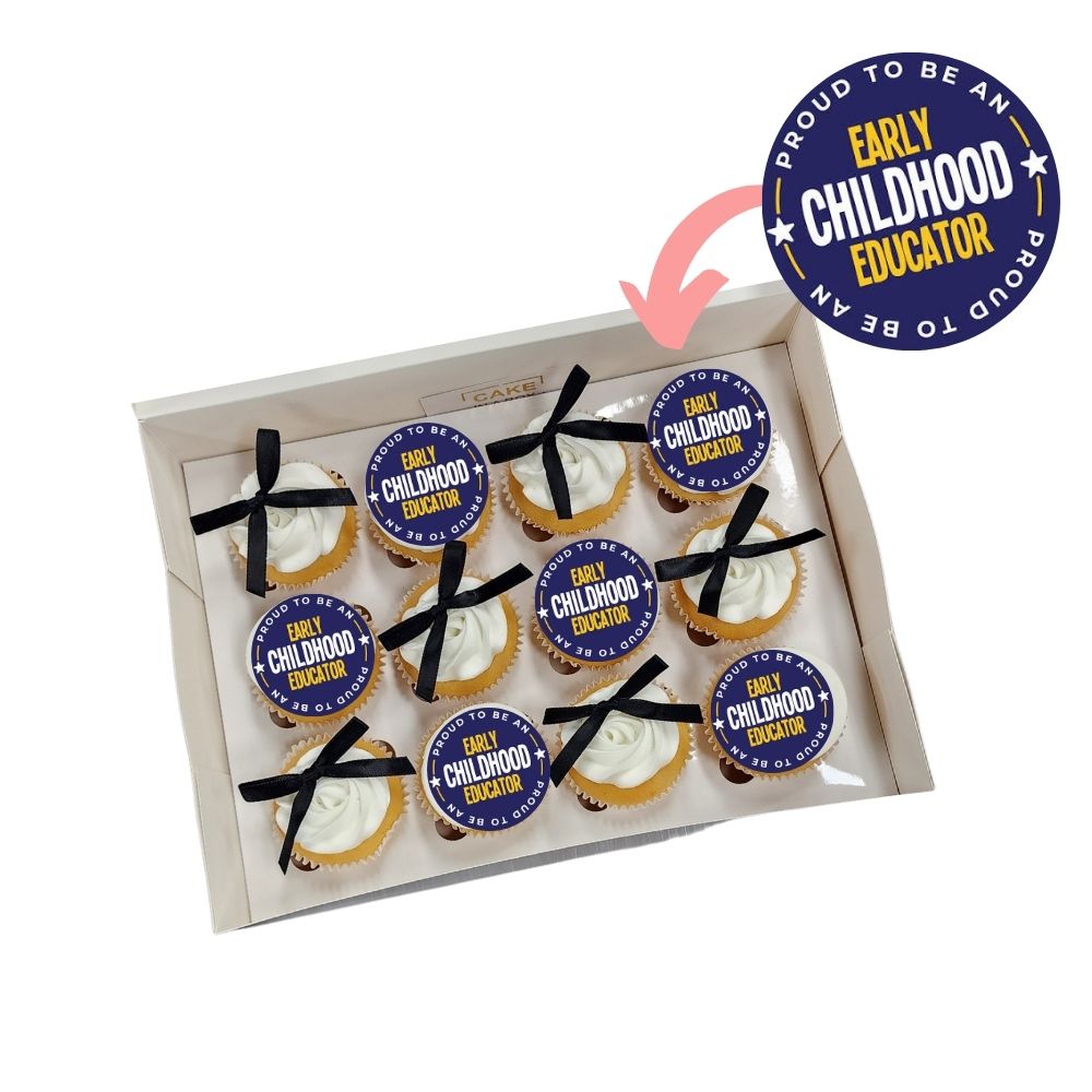 Educators Day BOW Cupcakes - 12 pack