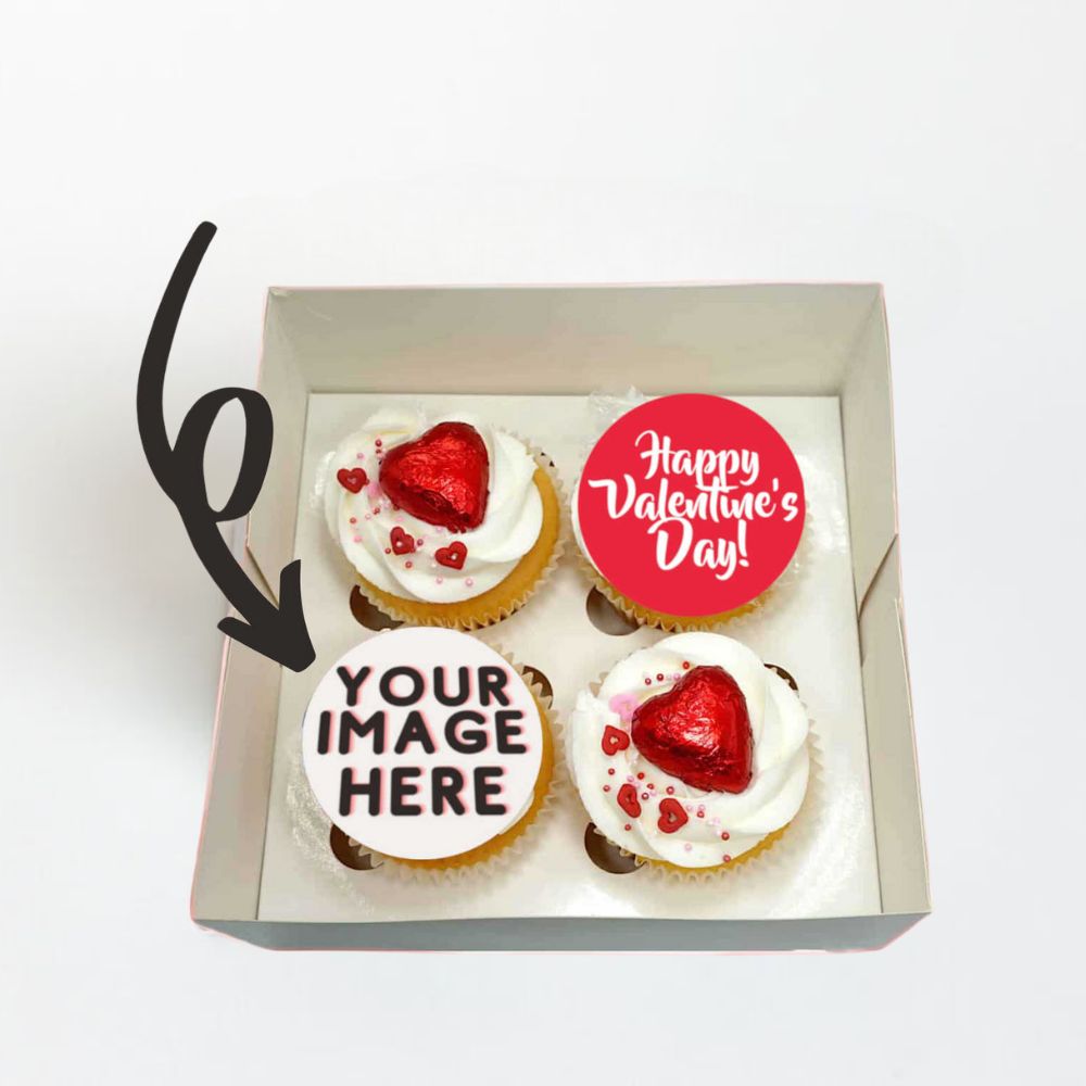 Custom Valentine's Day - Cupcakes