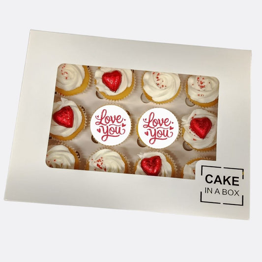 12pk  Love You - Cupcakes