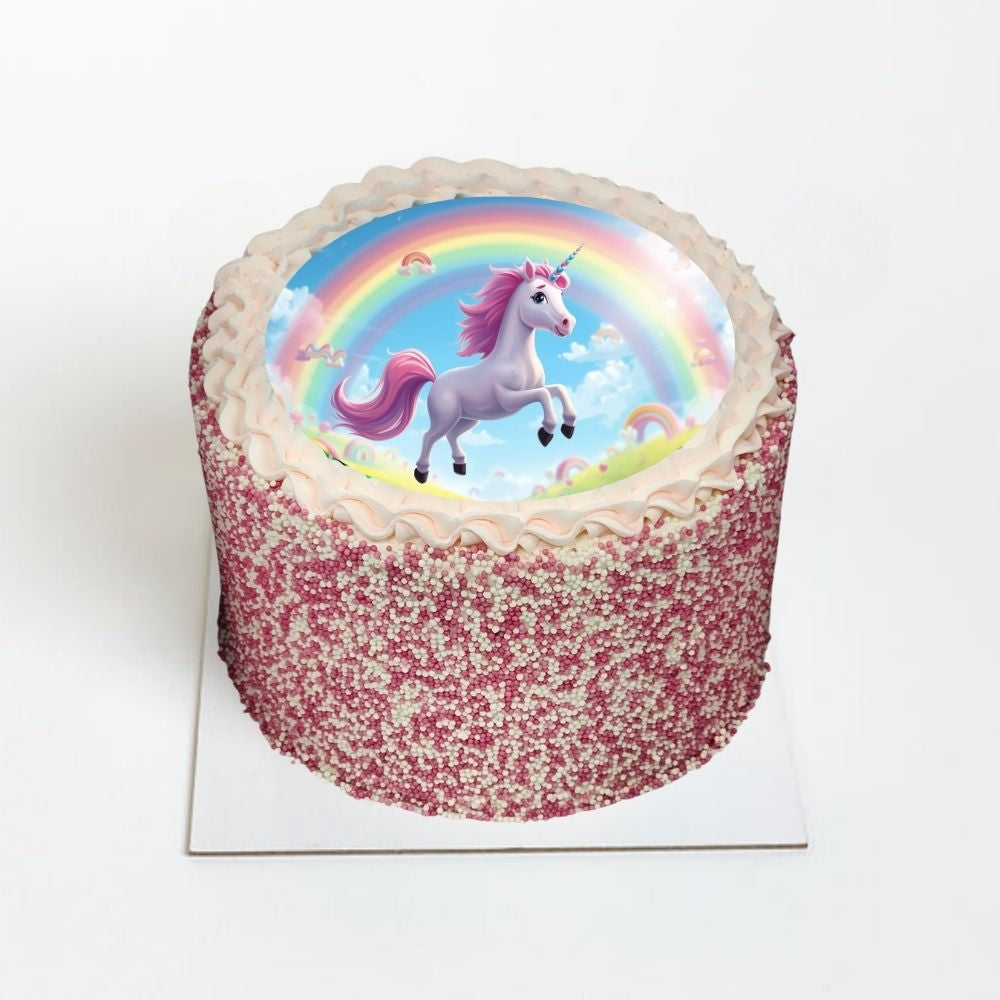 Unicorn Themed Cake