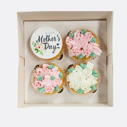 4pk Flower Bouquet Mother's Day Cupcakes