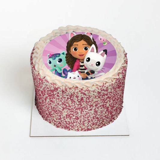 Gabby's Dollhouse Themed Cake