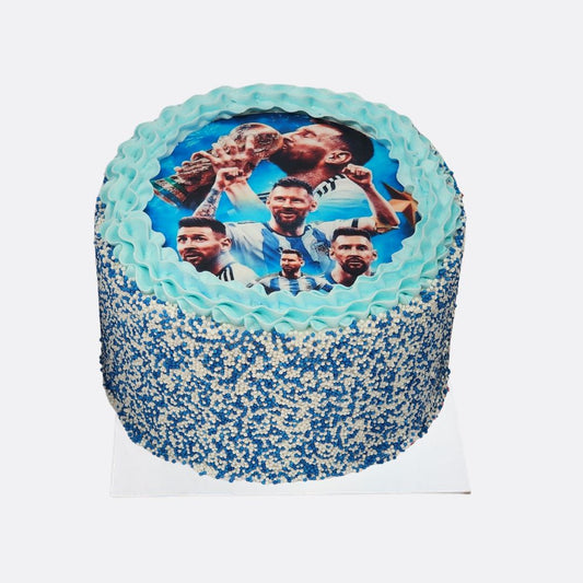 Messi Themed Cake