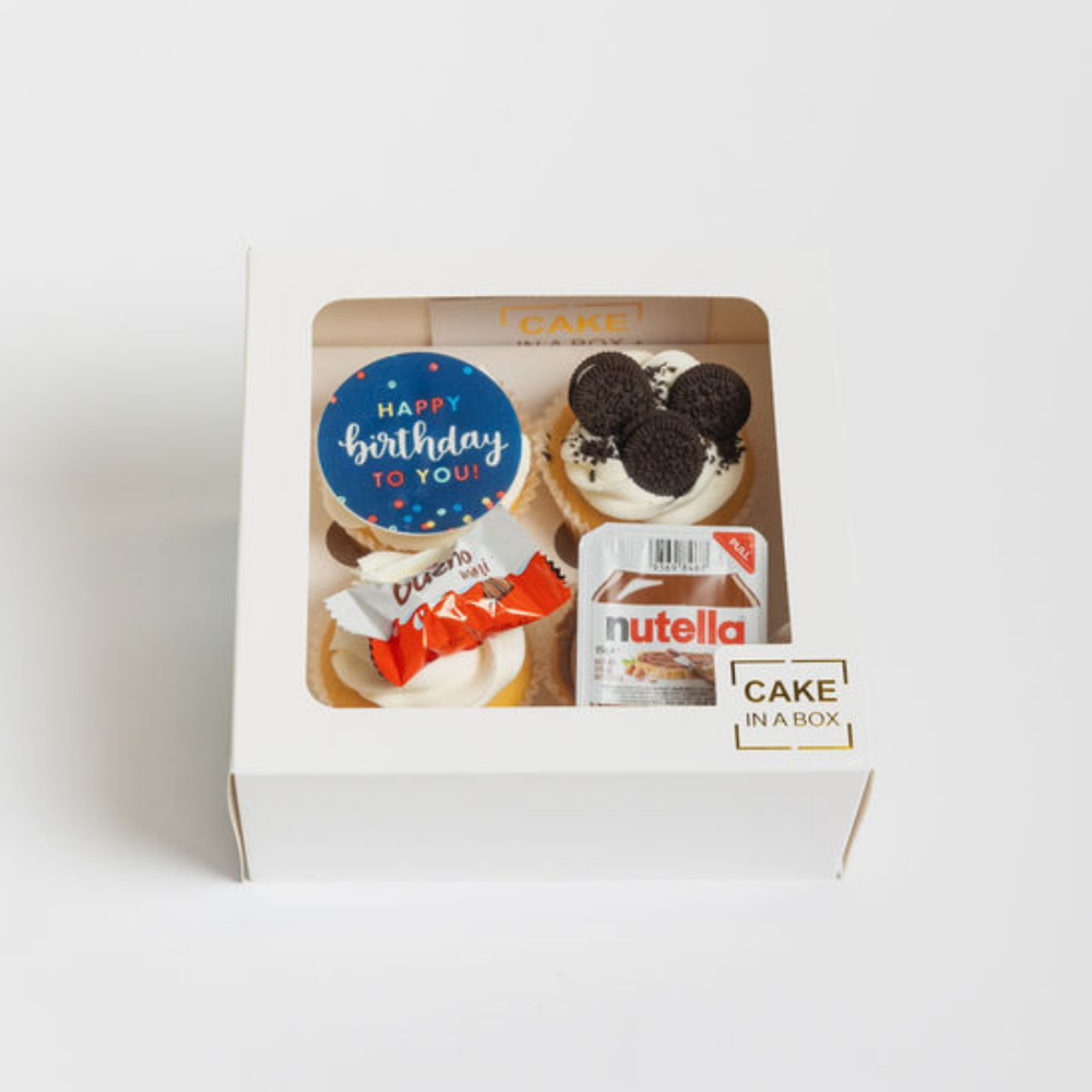 Confetti Happy Birthday Cupcakes - Mix Box