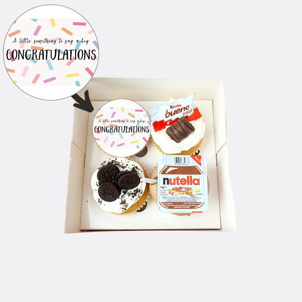 Congratulations Cupcakes - Mix Box