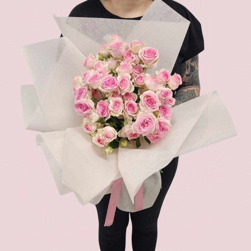 Pink Spray Roses Arrangement