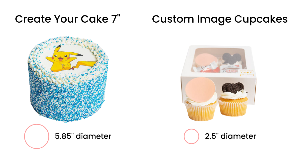 Custom Image Cake In A Box