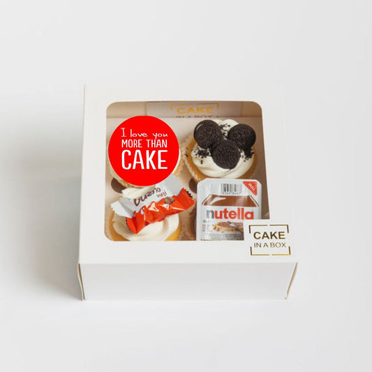 Love You More Than Cake - Mix Cupcake Box