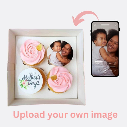 Custom Mother's Day Cupcakes - Mix 4 Pack