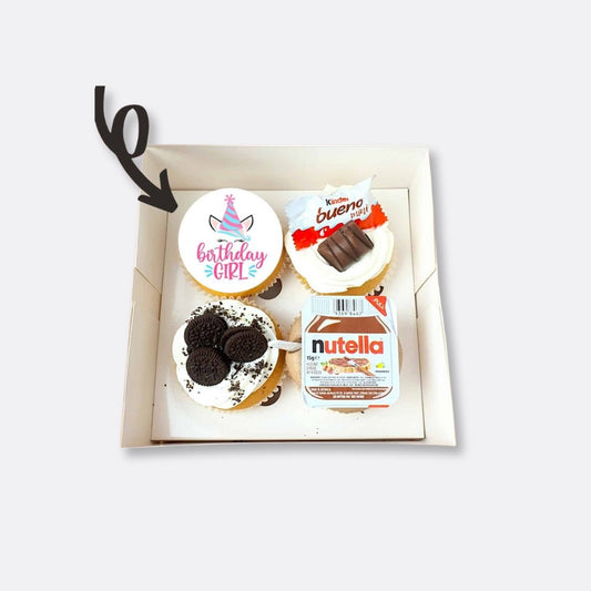 Unicorn Happy Birthday Cupcakes - Mix Box